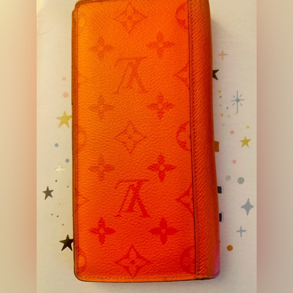 Louis Vuitton Orange Monogram Wallet - Picture 2 of 11